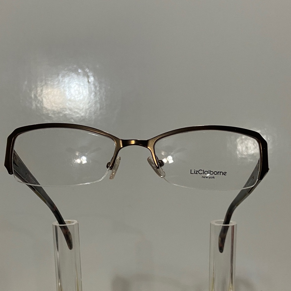 Liz Claiborne Elegant Bronze & Tortoise Eyeglasses